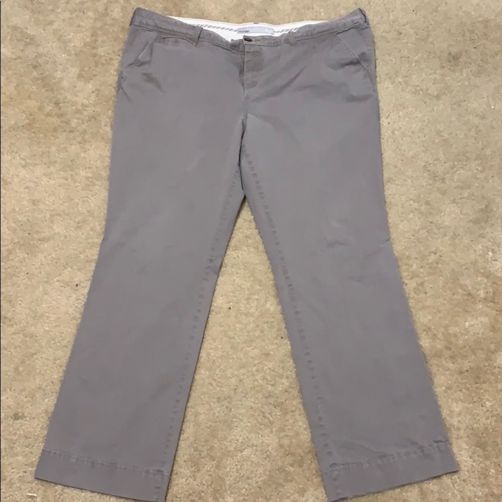 Old Navy Taupe Khakis size 18
